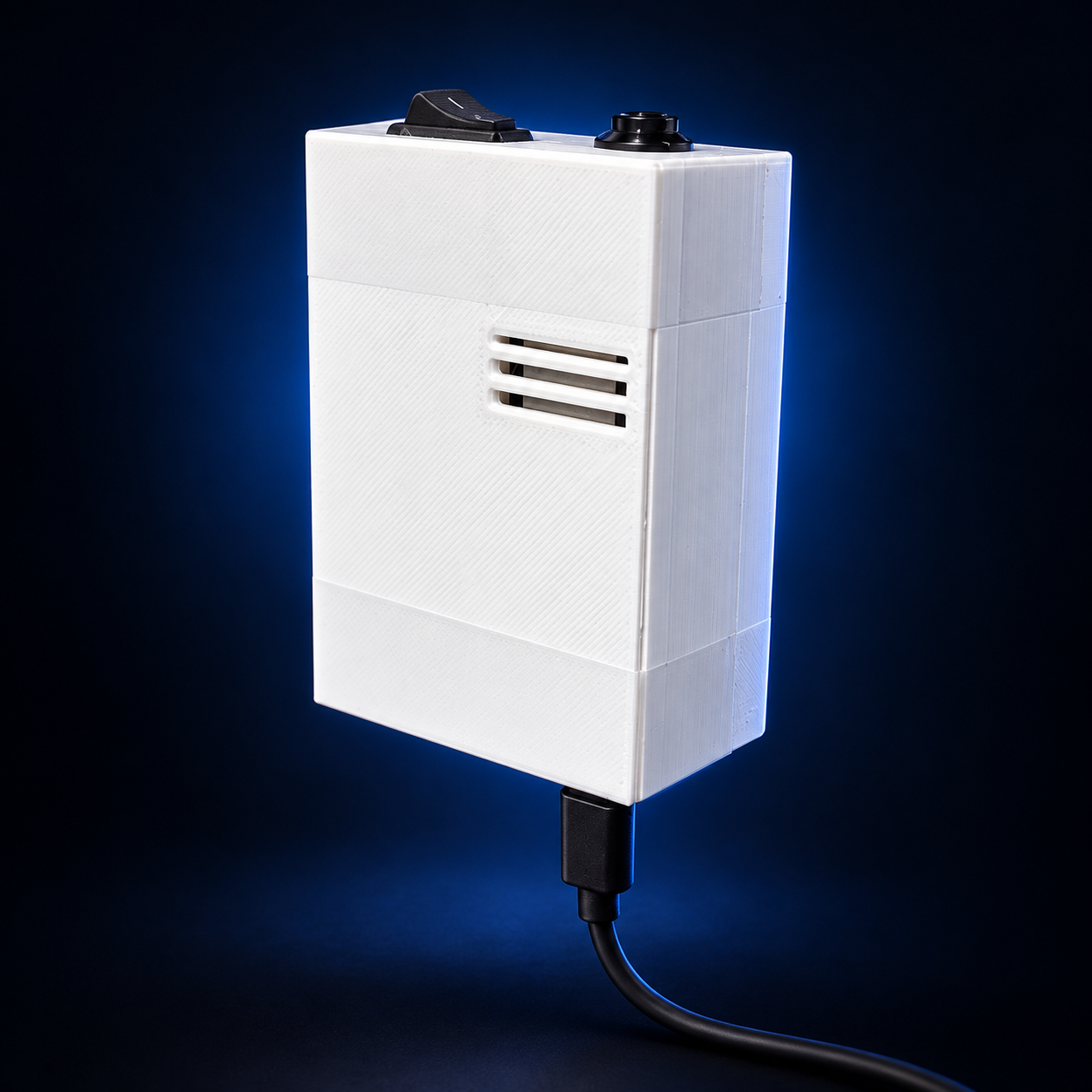 VoiceKey Version 1 hardware in a professional studio product display
